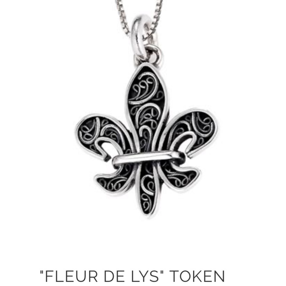Lori Bonn Sterling Silver Fleur De Lys Pendant